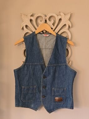 Vintage 90s Levi's Denim Vest Size Medium